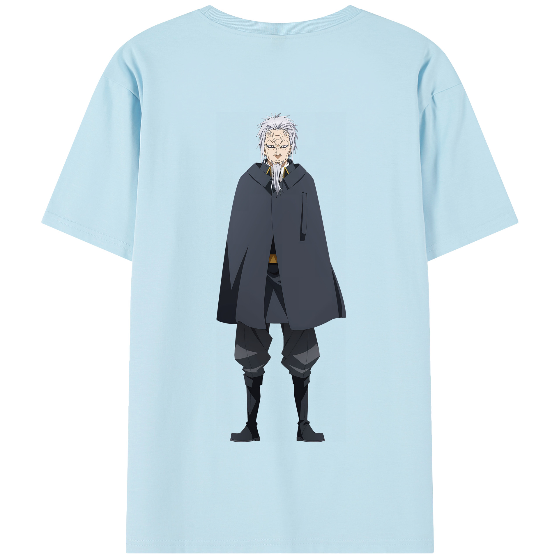 （画像用） 転スラ Regarding Reincarnated to Slime 綿100％半袖Tシャツ（背面プリント）